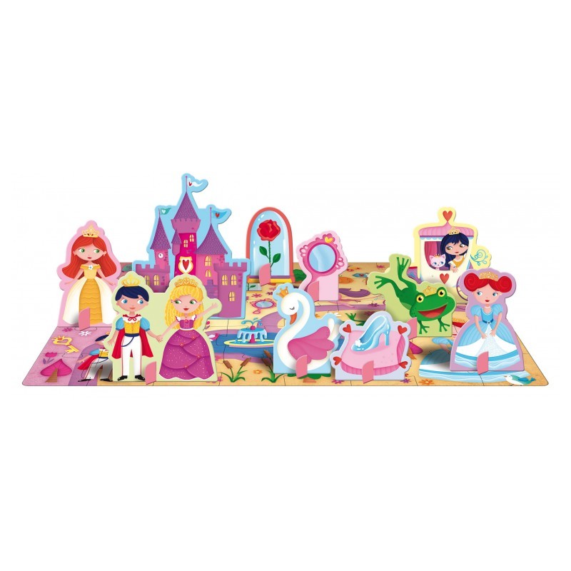 Q-box - Princesses - SASSI-9788830310506 - Sassi - Puzzles for little ones - Le Nuage de Charlotte