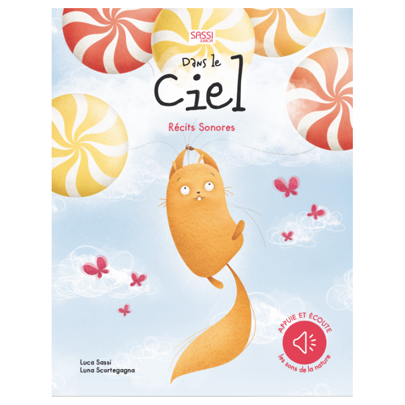 Audio book - In the sky - SASSI-9788830310933 - Sassi - Preschool - Le Nuage de Charlotte