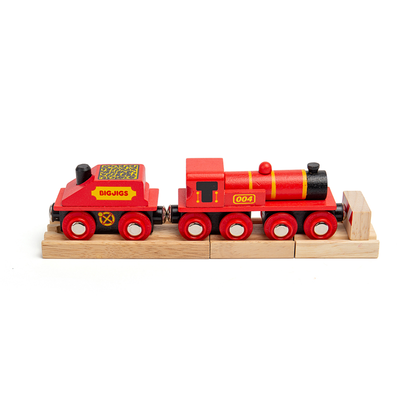 Big Red Engine - BIG-BJT418 - Bigjigs - Wooden Railway and Trains - Le Nuage de Charlotte