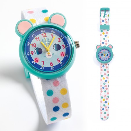 ticlock Mouse watch - DJE-DD00426 - Djeco - Watches and alarm clocks - Le Nuage de Charlotte