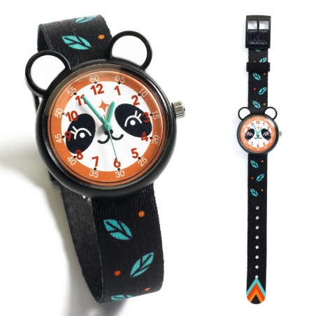 ticlock Montre panda - DJE-DD00428 - Djeco - Montres et réveils - Le Nuage de Charlotte