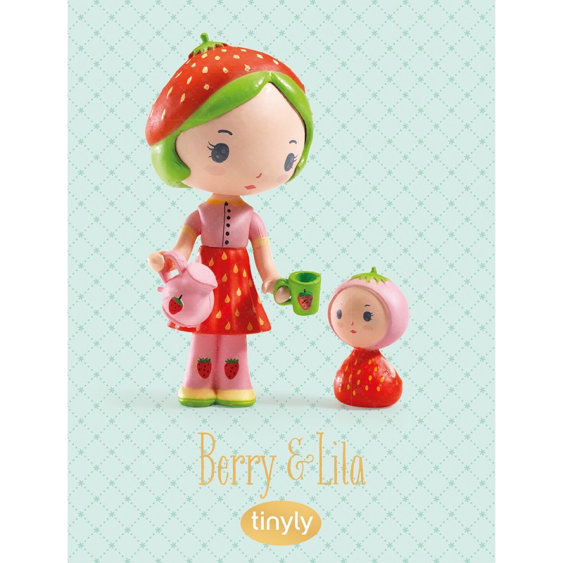 Tinyly - Berry & Lila - DJE-DJ06943 - Djeco - Figurines Tinyly et Arty Toys - Le Nuage de Charlotte