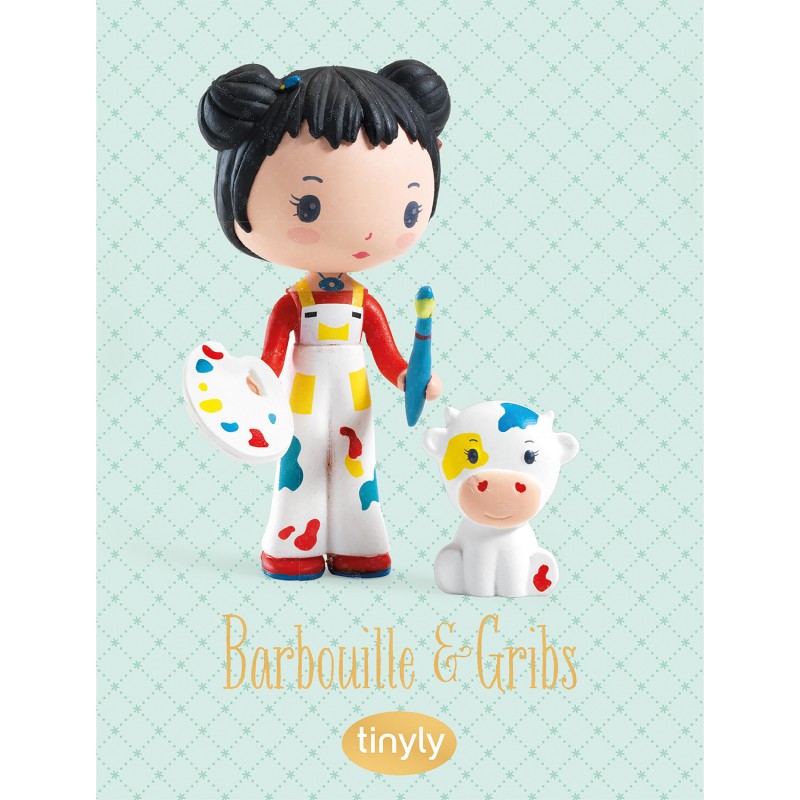 Tinyly - Barbouille & Gribs - DJE-DJ06951 - Djeco - Figurines Tinyly et Arty Toys - Le Nuage de Charlotte