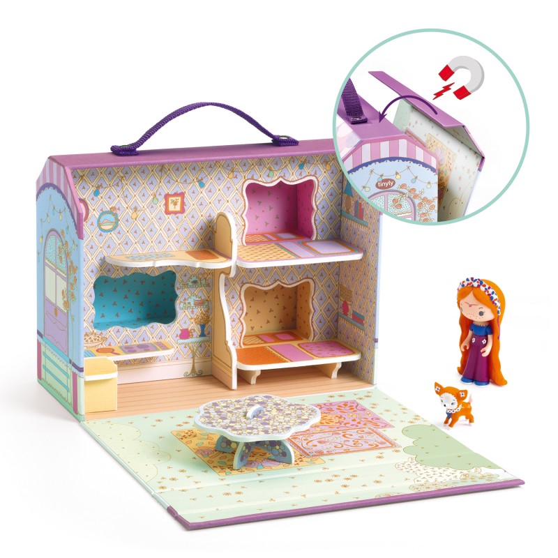 Tinyly - Maison de Bluchka & Indie - DJE-DJ06952 - DJECO - Figurines Tinyly et Arty Toys - Le Nuage de Charlotte