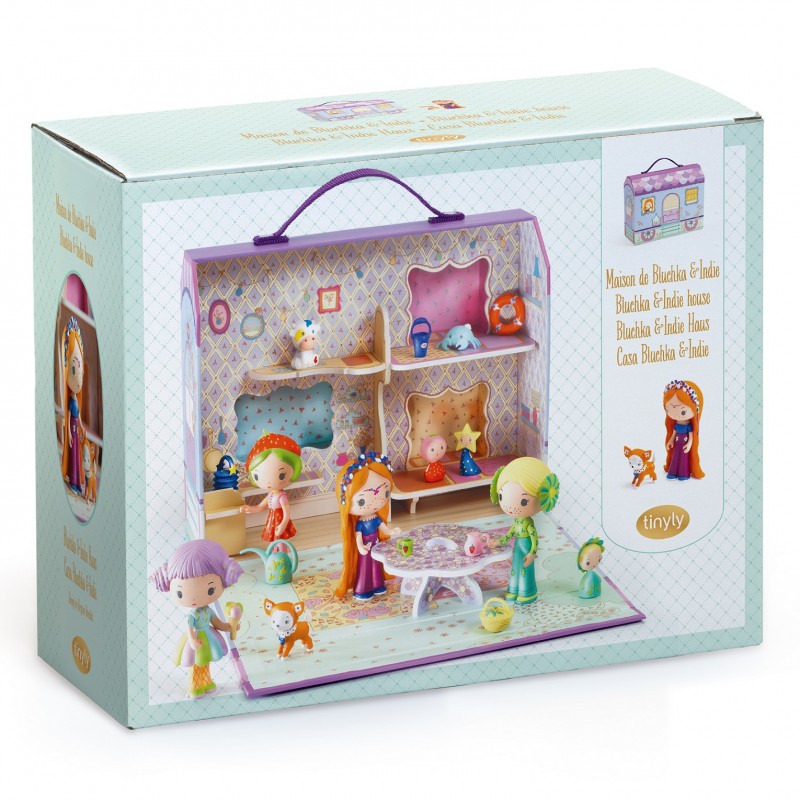 Tinyly - Maison de Bluchka & Indie - DJE-DJ06952 - DJECO - Figurines Tinyly et Arty Toys - Le Nuage de Charlotte