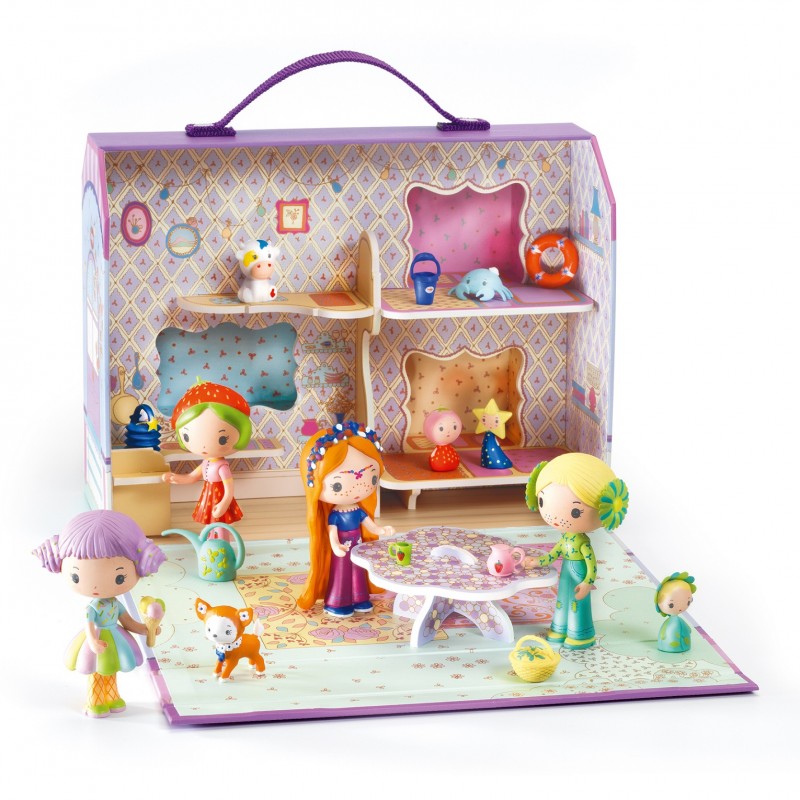 Tinyly - Maison de Bluchka & Indie - DJE-DJ06952 - DJECO - Figurines Tinyly et Arty Toys - Le Nuage de Charlotte