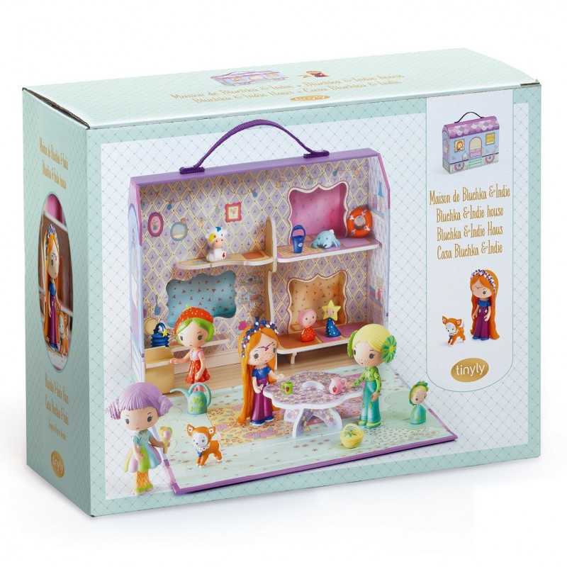 Tinyly - Maison de Bluchka & Indie - DJE-DJ06952 - DJECO - Figurines Tinyly et Arty Toys - Le Nuage de Charlotte