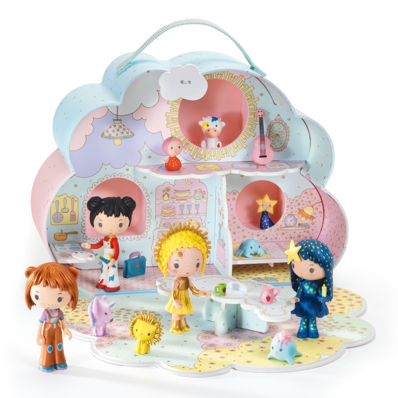 Tinyly - Maison de Sunny & Mia - DJE-DJ06953 - DJECO - Figurines Tinyly et Arty Toys - Le Nuage de Charlotte