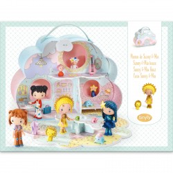 Tinyly - Maison de Sunny & Mia - DJE-DJ06953 - DJECO - Figurines Tinyly et Arty Toys - Le Nuage de Charlotte