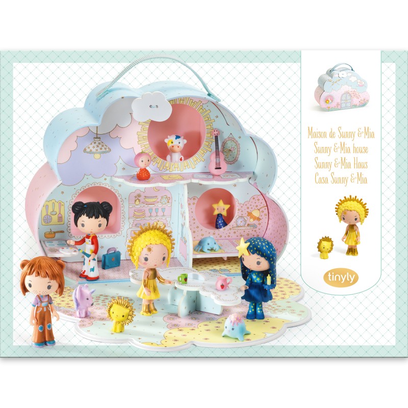 Tinyly - Maison de Sunny & Mia - DJE-DJ06953 - DJECO - Figurines Tinyly et Arty Toys - Le Nuage de Charlotte