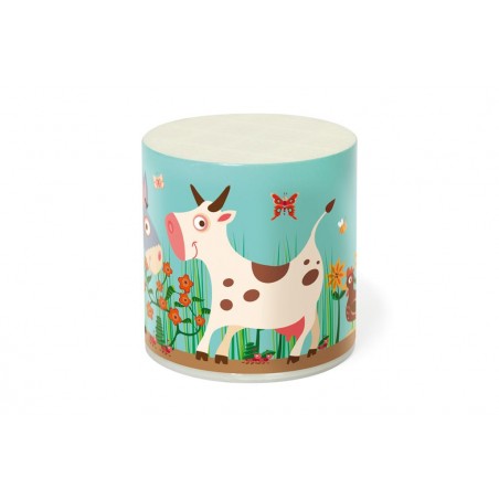 Boîte Meuh vache - retro - SCR-6183002 - Scratch - Jouets musicaux - Le Nuage de Charlotte