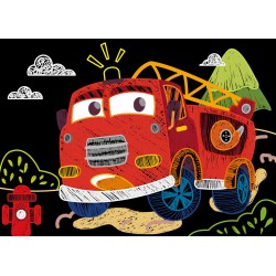 Scratch Art Book Mini A6 Cars - AVE-7331659 - Avenir - Pencils, markers, etc... - Le Nuage de Charlotte