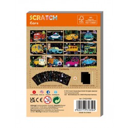 Scratch Art Book Mini A6 Cars - AVE-7331659 - Avenir - Pencils, markers, etc... - Le Nuage de Charlotte