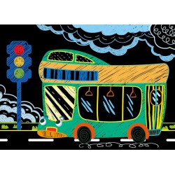 Scratch Art Book Mini A6 Cars - AVE-7331659 - Avenir - Pencils, markers, etc... - Le Nuage de Charlotte