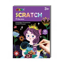 Scratch Art Book Mini A6 - Princesse - AVE-7331658 - Avenir - Crayons, feutres, etc... - Le Nuage de Charlotte