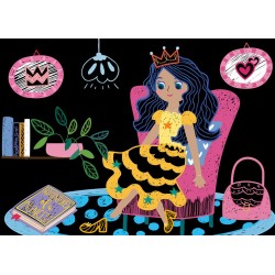 Scratch Art Book Mini A6 - Princess - AVE-7331658 - Avenir - Pencils, markers, etc... - Le Nuage de Charlotte