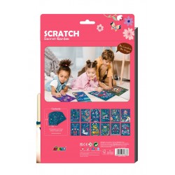 Scratch Art Book A4 - Jardin secret - AVE-7331833 - Avenir - Crayons, feutres, etc... - Le Nuage de Charlotte