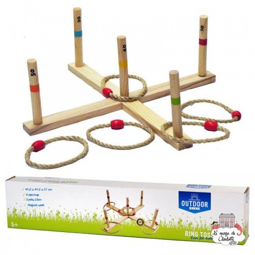 Ring Toss Game - OUT-0713045 - Outdoor Play - Jeux d'éxtérieur - Le Nuage de Charlotte