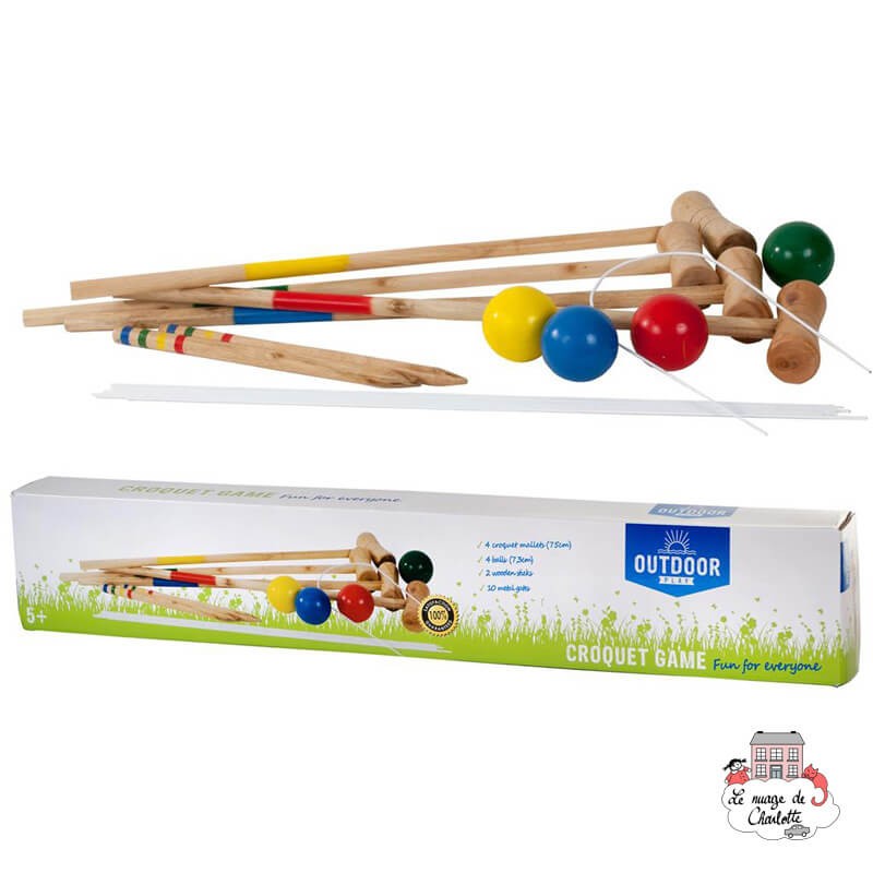 Croquet Game - OUT-0713053 - Outdoor Play - Outdoor Play - Le Nuage de Charlotte