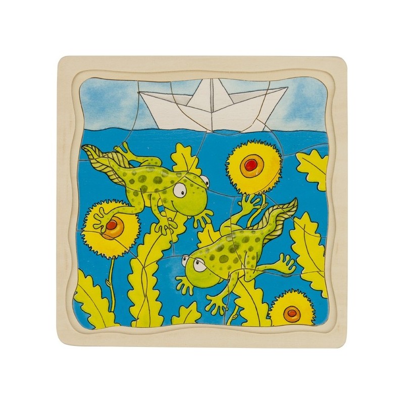 Puzzle frog - GOK-8657524 - Goki - Wooden Puzzles - Le Nuage de Charlotte