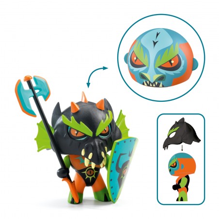 Arty Toys - Drack knight - DJE-DJ06712 - Djeco - Tinyly and Arty Toys Figures - Le Nuage de Charlotte