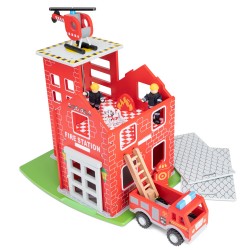 Caserne de Pompier - NCT-11020 - New Classic Toys - Garages et accessoires - Le Nuage de Charlotte