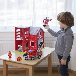 Caserne de Pompier - NCT-11020 - New Classic Toys - Garages et accessoires - Le Nuage de Charlotte