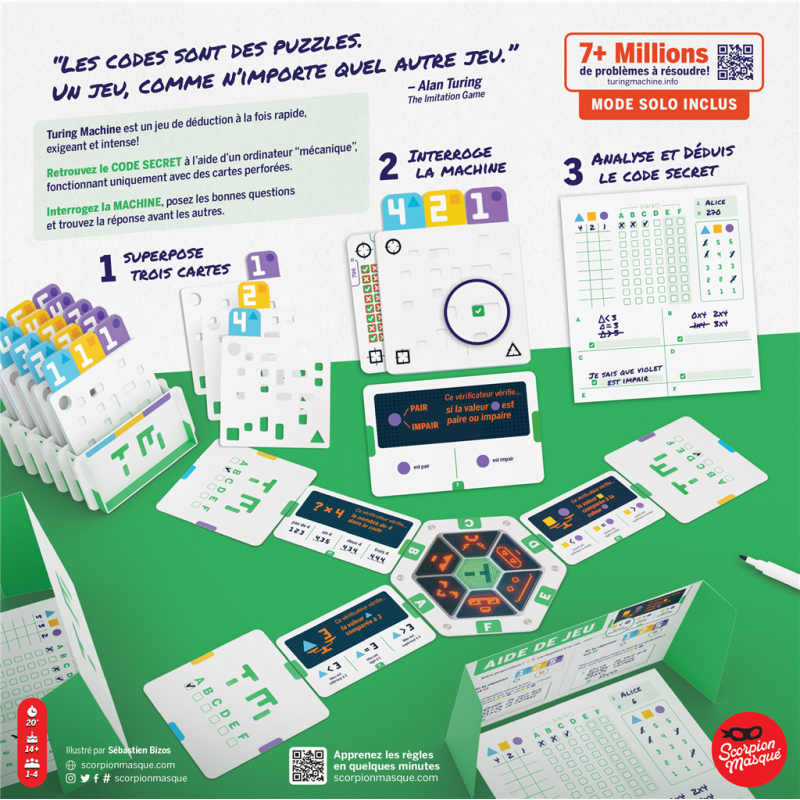 Turing Machine - SCM-SCO00098 - Scorpion Masqué - Jeux de société - Le Nuage de Charlotte