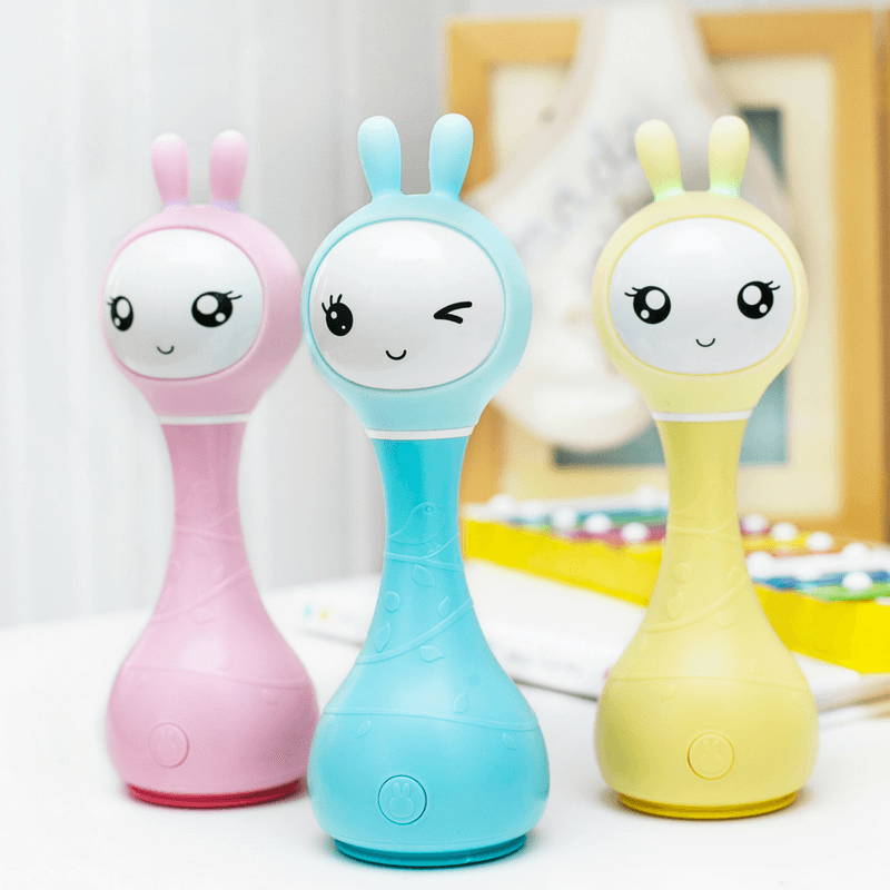 alilo - Smart Bunny - Hochet intelligent jaune - ALIL-R1JAUNE - alilo - Hochets - Le Nuage de Charlotte