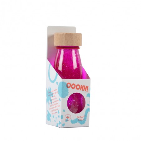 Petit Boum - Bouteille sensorielle Float - Rose - PBM-PBFPINK - Petit Boum - Jouets d'activité - Le Nuage de Charlotte