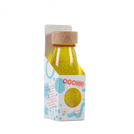 Petit Boum - Sensory bottle Float - Yellow - PBM-PBFYELLOW - Petit Boum - Activity Toys - Le Nuage de Charlotte