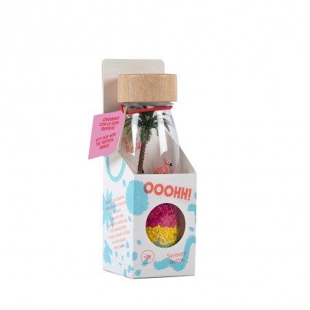 Petit Boum - Sensory bottle Spy - Flamingo - PBM-PBSPYFLAMINGO - Petit Boum - Activity Toys - Le Nuage de Charlotte