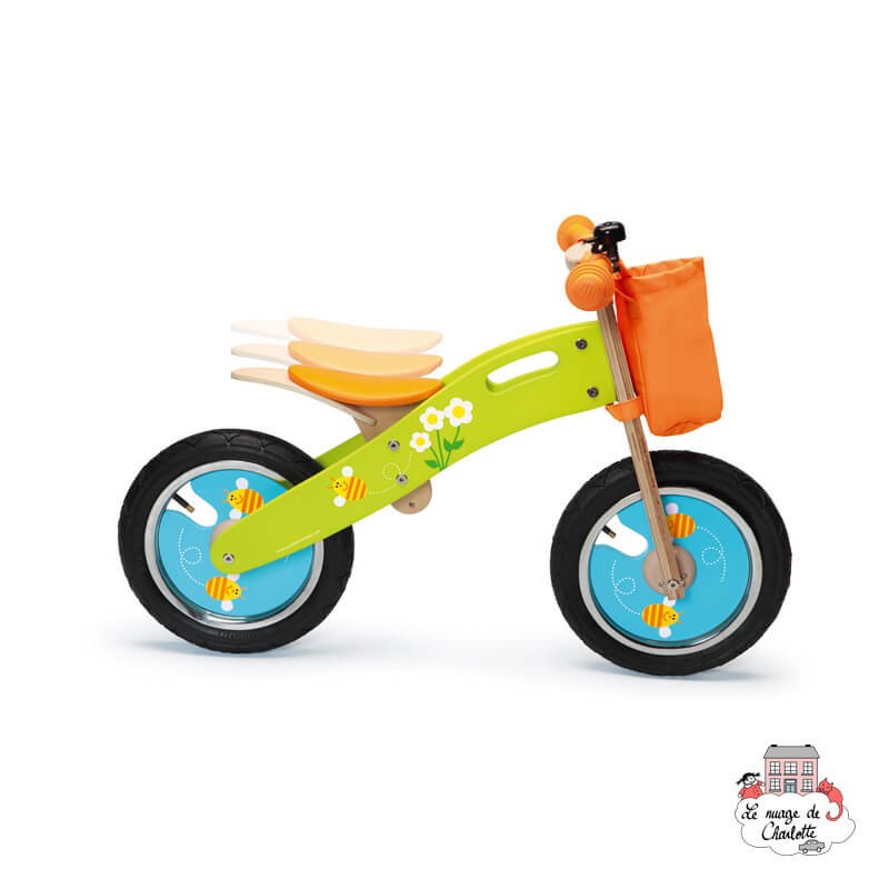 Balance Bike Flower & Bees (LARGE) - SCR-6181411 - Scratch - Balance Bike - Le Nuage de Charlotte