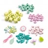 Oh! Les Perles - Wooden beads - Leaves and flowers - DJE-DJ09808 - DJECO - Stringing beads - Le Nuage de Charlotte