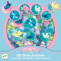 Oh! Les Perles - Perles acrylique - Oiseaux - DJE-DJ09856 - Djeco - Enfilage de perles - Le Nuage de Charlotte