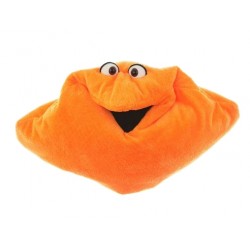 Coussin orange - LPS-W236 - Living Puppets - Marionettes à main - Le Nuage de Charlotte