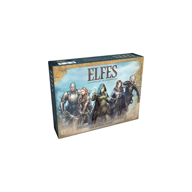 Elfes : Initiation au JDR dans les Terres d’Arran - BLB-BBETDAB01 - Black Book Editions - Jeux de rôle - Le Nuage de Charlotte