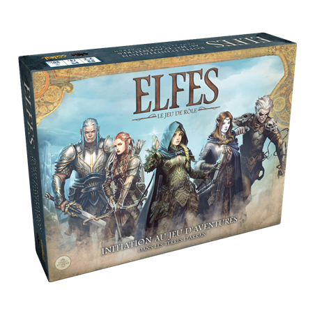 Elfes : Initiation au JDR dans les Terres d’Arran - BLB-BBETDAB01 - Black Book Editions - Jeux de rôle - Le Nuage de Charlotte