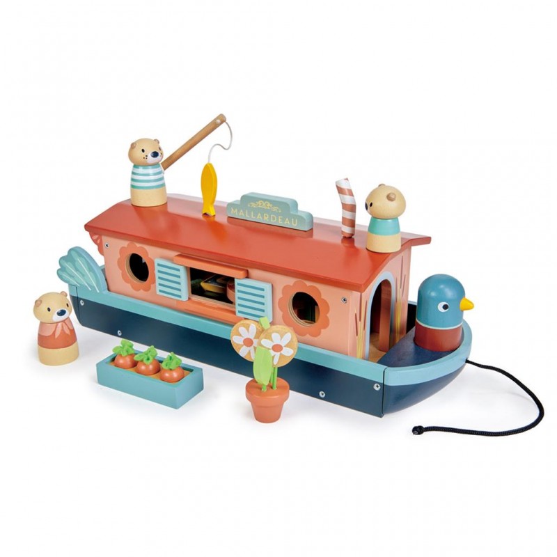 Bateau fluvial "Little Otter" - TLT-8339 - Tender Leaf Toys - Figurines et accessoires - Le Nuage de Charlotte