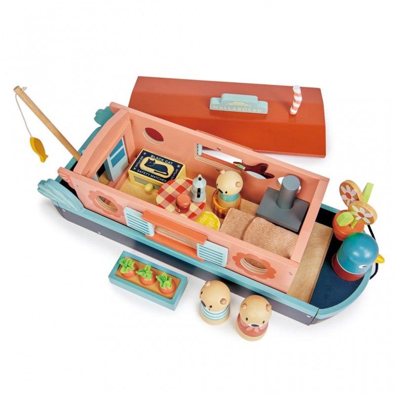 Bateau fluvial "Little Otter" - TLT-8339 - Tender Leaf Toys - Figurines et accessoires - Le Nuage de Charlotte