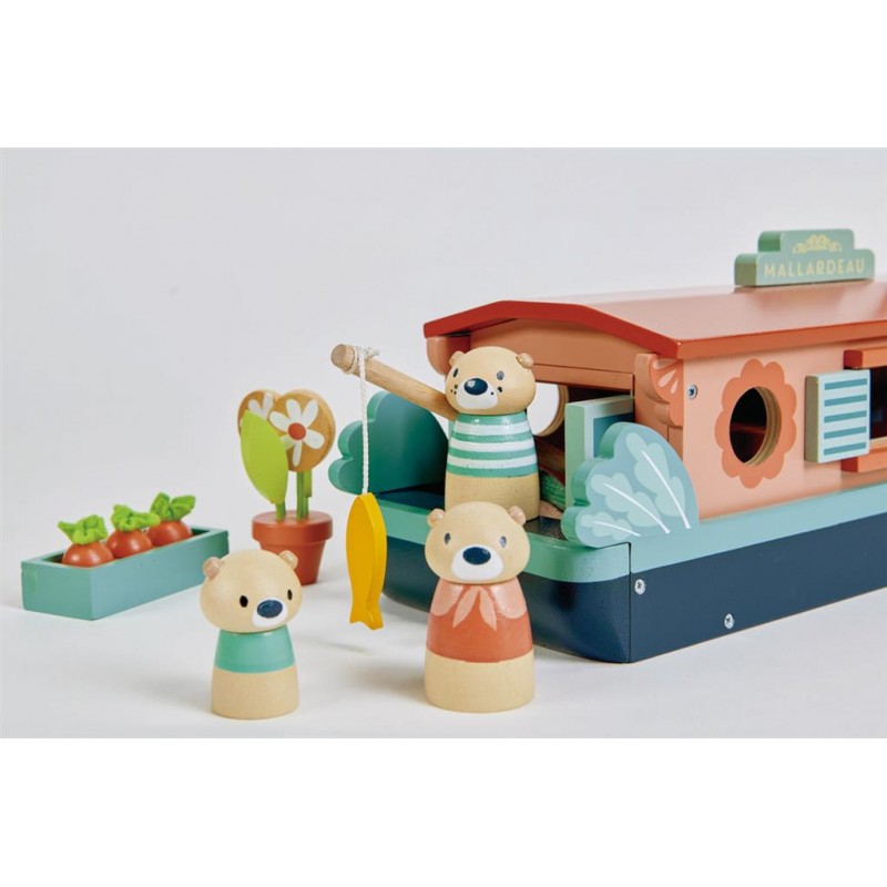 Bateau fluvial "Little Otter" - TLT-8339 - Tender Leaf Toys - Figurines et accessoires - Le Nuage de Charlotte