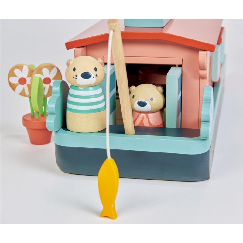 Bateau fluvial "Little Otter" - TLT-8339 - Tender Leaf Toys - Figurines et accessoires - Le Nuage de Charlotte