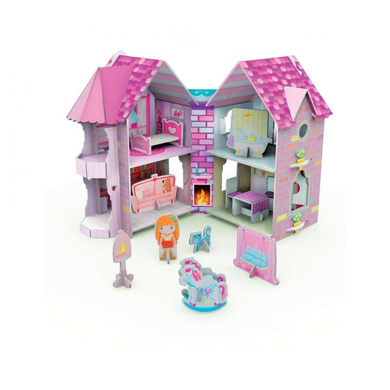 The 3D dollhouse - SASSI-9788830311107 - Sassi - Books - Le Nuage de Charlotte