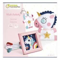 Coffret multi activités, Licornes - AVM-KC113C - Avenue Mandarine - Boîtes créative - Le Nuage de Charlotte