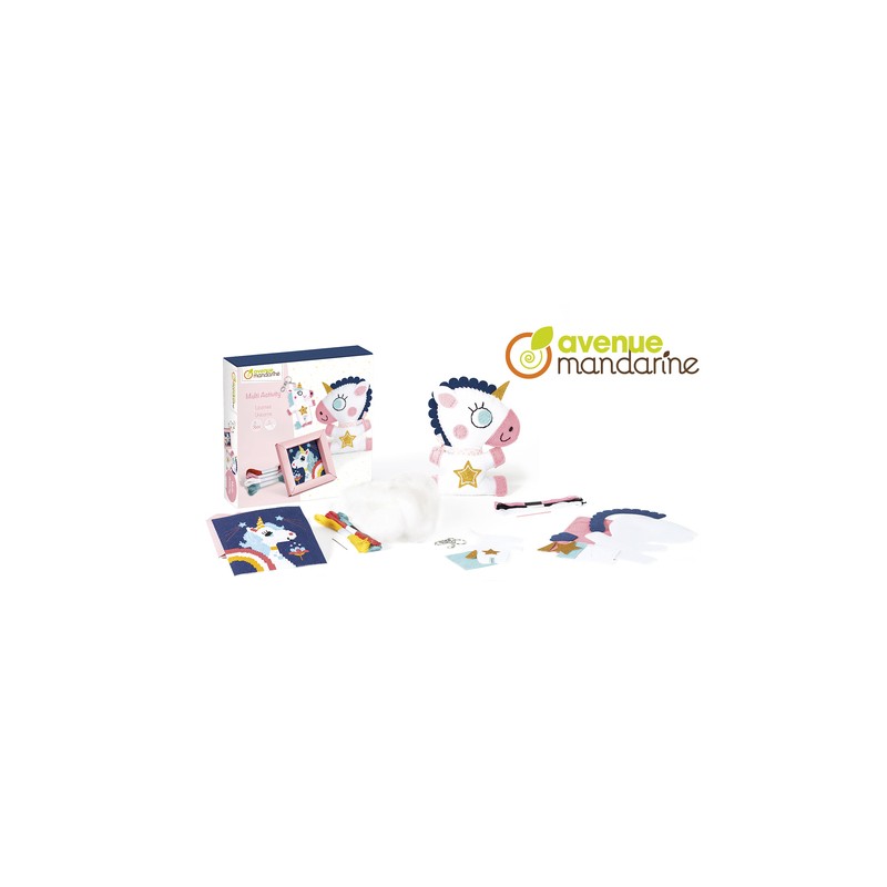 Coffret multi activités, Licornes - AVM-KC113C - Avenue Mandarine - Boîtes créative - Le Nuage de Charlotte