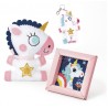 Multi-activity box, Unicorns - AVM-KC113C - Avenue Mandarine - Creative boxes - Le Nuage de Charlotte