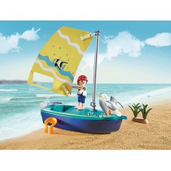 Family Fun - Enfant avec voilier - PLA-70438 - Playmobil - Playmobil - Le Nuage de Charlotte