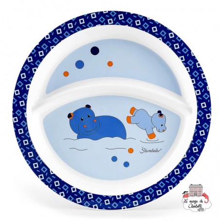 Assiette - Norbert l'Hippopotame - STE-6821620 - Sterntaler - Assiettes et Bols - Le Nuage de Charlotte