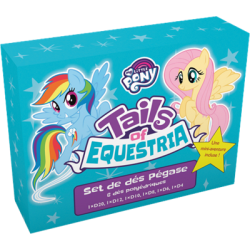 Tails of Equestria : Set de Dés Pégase [6 dés] - BLB-BBETOEA02 - Black Book Editions - Dés, sacs et autres accessoires - Le N...