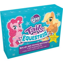 Tails of Equestria : Set de Dés Poney Terrestre [6 dés] - BLB-BBETOEA01 - Black Book Editions - Dés, sacs et autres accessoir...